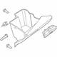 Ford DT1Z-61060T10-GG Glove Box, Gray, Front Driver Side