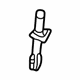 Ford 2L1Z-78610A16-BAA Headrest Sleeve, Rear