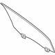 Ford KB3Z-2621410-A Door Glass, Front Passenger Side Ford KB3Z-2621410-A Door Glass, Front Passenger Side