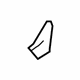 Ford 8A8Z-7461692-AB Cover Plate, Front Passenger Side Ford 8A8Z-7461692-AB Cover Plate, Front Passenger Side
