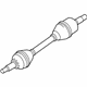Ford CA5Z-3B437-C Axle Assembly, Front Driver Side Ford CA5Z-3B437-C Axle Assembly, Front Driver Side