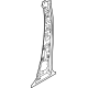 Ford M1PZ-7824300-C Center Pillar Reinforcement, Passenger Side Ford M1PZ-7824300-C Center Pillar Reinforcement, Passenger Side