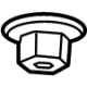 Ford -W520123-S442 Hinge Nut Ford -W520123-S442 Hinge Nut