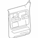 Ford 4L3Z-1627406-CAA Door Trim Panel, Rear Inner Passenger Side Ford 4L3Z-1627406-CAA Door Trim Panel, Rear Inner Passenger Side