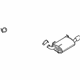 Ford CR3Z-5230-D Muffler, Front Driver Side Ford CR3Z-5230-D Muffler, Front Driver Side
