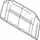 Ford AC2Z-1666600-GA Seat Back Cover, Rear