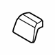 Ford DA8Z-74501A04-DA Headrest Cover, Center Ford DA8Z-74501A04-DA Headrest Cover, Center