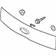 Ford DA8Z-74425A34-CA Applique, Rear Ford DA8Z-74425A34-CA Applique, Rear