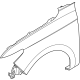 Ford SL7Z-16005-A Fender Assembly - Front Ford SL7Z-16005-A Fender Assembly - Front