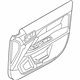 Ford AE5Z-5423943-AE Door Trim Panel, Charcoal/Red, Front Inner Driver Side Ford AE5Z-5423943-AE Door Trim Panel, Charcoal/Red, Front Inner Driver Side