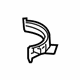 Ford 9G1Z-5K222-B Catalytic Converter Rear Bracket, Driver Side