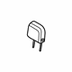 Ford PJ6Z-78611A08-BD Headrest, Outer Ford PJ6Z-78611A08-BD Headrest, Outer