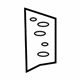 Ford HC3Z-26513A03-A Extension, Driver Side