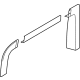 Ford EK4Z-6125560-AA Window Molding, Rear Upper Passenger Side Ford EK4Z-6125560-AA Window Molding, Rear Upper Passenger Side