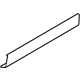 Ford CK4Z-6125508-AG Upper Molding, Center Passenger Side Ford CK4Z-6125508-AG Upper Molding, Center Passenger Side