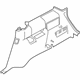 Ford 8A8Z-7431112-AB Lower Quarter Trim, Black, Rear Passenger Side