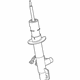 Ford LC5Z-18124-U Strut Ford LC5Z-18124-U Strut