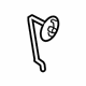 Ford AG1Z-5426460-A Lock Rod, Rear Passenger Side