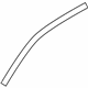 Ford AG1Z-54255A61-B Upper Molding, Rear Driver Side