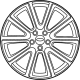 Ford FB5Z-1007-D Wheel, Alloy Ford FB5Z-1007-D Wheel, Alloy