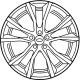 Ford HB5Z-1007-A Wheel, Alloy Ford HB5Z-1007-A Wheel, Alloy