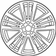 Ford FB5Z-1007-F Wheel Assembly Ford FB5Z-1007-F Wheel Assembly