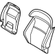 Ford LK9Z-58638F43-AB Seat Back Cover, Front Driver Side Ford LK9Z-58638F43-AB Seat Back Cover, Front Driver Side