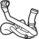 Ford LC3Z-8286-A Connector Hose Ford LC3Z-8286-A Connector Hose