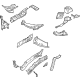 Ford PZ1Z-16054-F Apron Assembly - Front Fender
