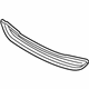 Ford D2BZ-17K945-AA Lower Grille, Black, Front Ford D2BZ-17K945-AA Lower Grille, Black, Front