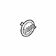 Ford KK3Z-13K046-B Signal Bulb Cap, Front Ford KK3Z-13K046-B Signal Bulb Cap, Front