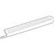 Ford 3W4Z-54101A05-AA Rocker Molding, Driver Side
