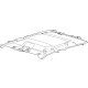 Ford NZ6Z-6051916-AA Headliner Ford NZ6Z-6051916-AA Headliner