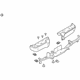 Ford 9C3Z-17906-B Bumper, Rear Ford 9C3Z-17906-B Bumper, Rear