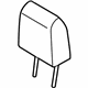 Ford EU5Z-78611A08-AC Headrest, Passenger Side Ford EU5Z-78611A08-AC Headrest, Passenger Side