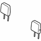 Ford FU5Z-78611A08-AF Headrest, Outer, Rear Passenger Side