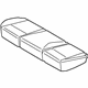Ford KB3Z-2663804-AA Cushion Cover, Rear Ford KB3Z-2663804-AA Cushion Cover, Rear