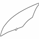 Ford 8E5Z-5425713-A Door Glass, Rear Driver Side