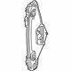 Ford 7T4Z-7827001-A Window Regulator, Rear Driver Side