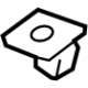 Ford -W720595-S439 Upper Bracket U-Nut Ford -W720595-S439 Upper Bracket U-Nut