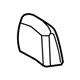 Ford AE9Z-74501A04-BC Headrest Cover, Charcoal, Rear