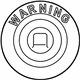 Ford XF5Z-10D858-AA Antitheft Label Ford XF5Z-10D858-AA Antitheft Label
