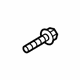 Ford -W719667-S300 Emblem Retainer, Rear