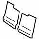 Ford FR3Z-6320000-CW Stripe Tape, Black/White, Rear Lower Ford FR3Z-6320000-CW Stripe Tape, Black/White, Rear Lower