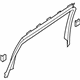 Ford DM5Z-5825504-A Window Molding, Rear Passenger Side