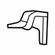 Ford 3F2Z-17278B10-AA Extension, Inner Passenger Side Ford 3F2Z-17278B10-AA Extension, Inner Passenger Side