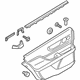 Ford GD9Z-5427406-BK Panel - Door Trim - Upper, Passenger Side