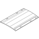 Ford CK4Z-6150202-J Center Roof Panel Ford CK4Z-6150202-J Center Roof Panel