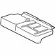 Ford JL1Z-7863841-C Seat Cushion Pad, Rear Driver Side