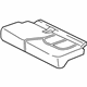 Ford JL1Z-7863805-GE Cushion Cover, Rear Driver Side